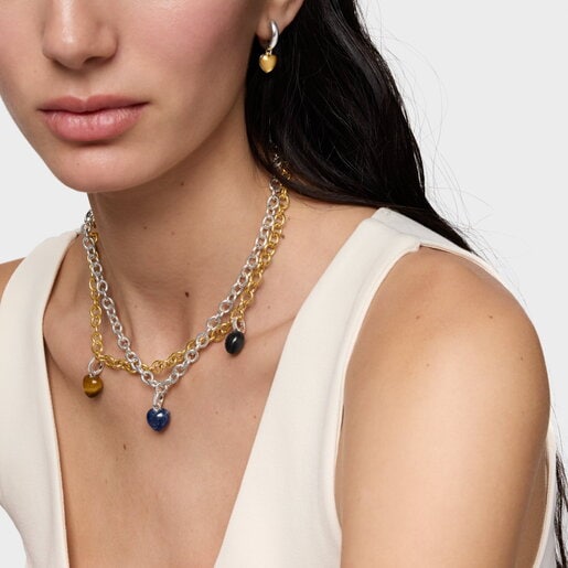 Dije de plata y sodalita TOUS Flechazo