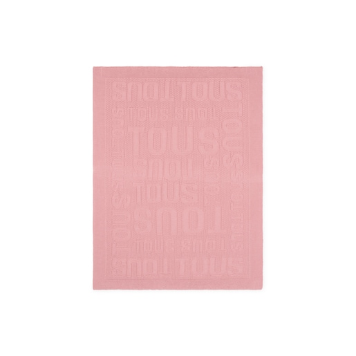 Baby blanket in Nilo TOUS logo pink