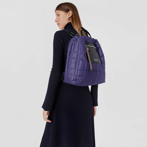 Purple TOUS Empire Padded Backpack