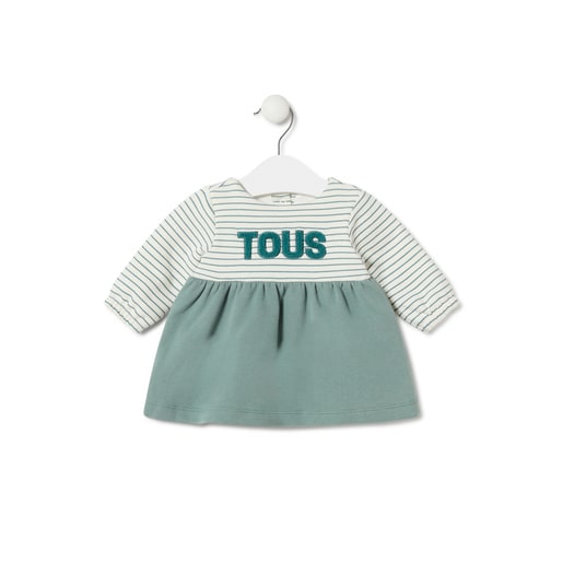 Vestido de bebé para menina Classic verde