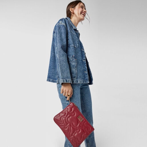 Bolsa clutch Kaos Dream burdeos