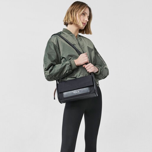 Medium black TOUS Empire Cotton Crossbody bag