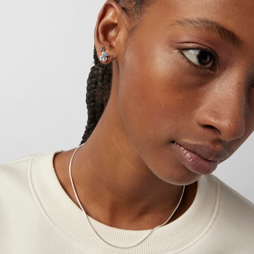 Aretes Sweet Dolls oso de plata