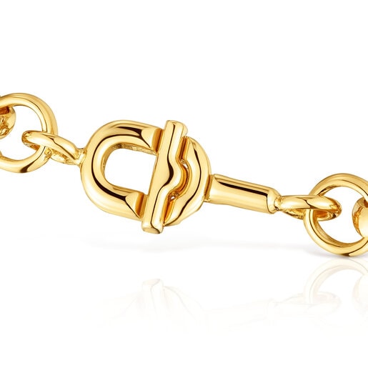 17.5 cm gold-plated Chain bracelet TOUS MANIFESTO | TOUS