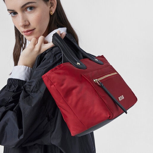 Small red Shelby Tote bag | TOUS