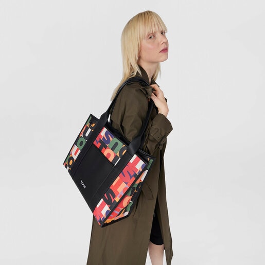 Shopping grande Amaya negro TOUS Mimic