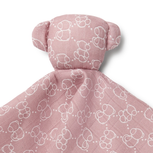 Baby comforter in Icon pink