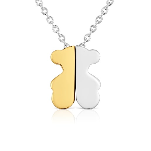 Collar bicolor y motivo oso 12 mm TOUS 1950