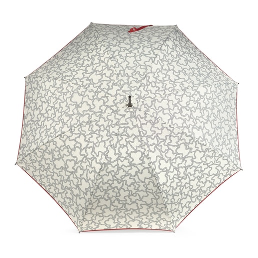 Large beige and black Kaos Icon umbrella