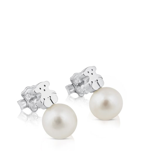 de plata y perlas cultivadas motivo oso Sweet Dolls | TOUS