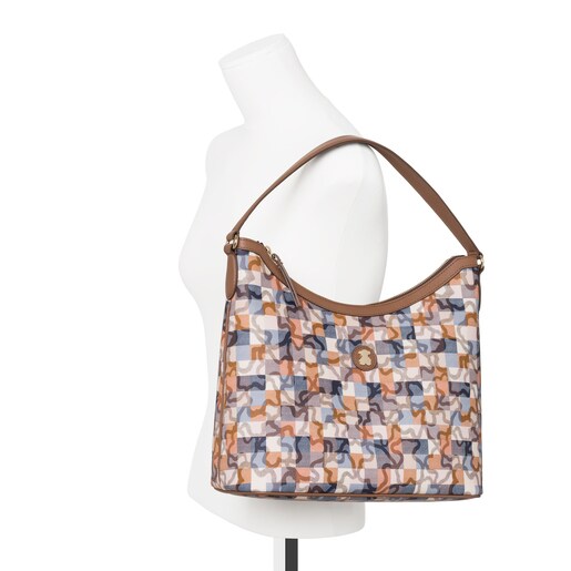 Saca Kaos Vichy New marrón y azul