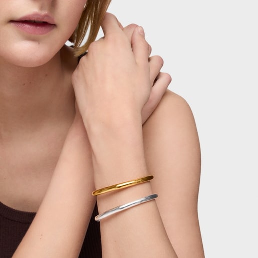 Silver Duna Tube Bracelet
