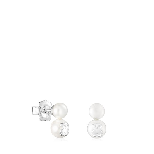 Boucles d’oreilles Icon Pearl en Argent et Perle