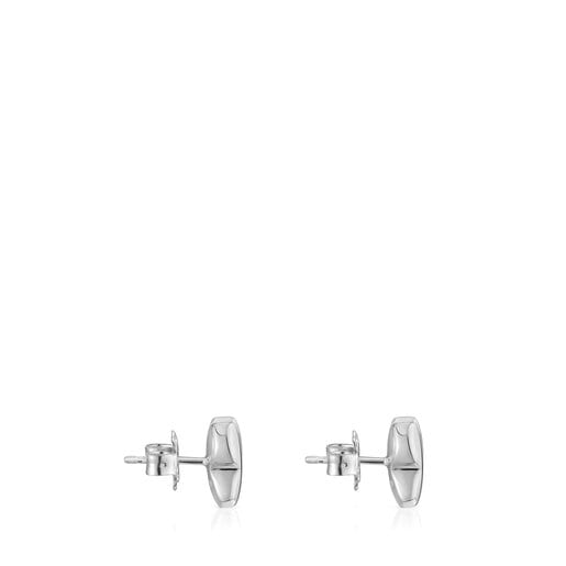 Boucles d'oreilles Bold Motif papillon en argent