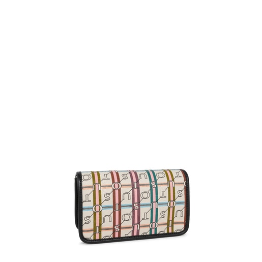 Small beige and black TOUS Crossroad Crossbody bag | TOUS