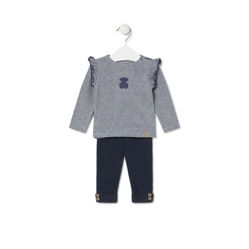 Girls outfit in Marine navy blue
