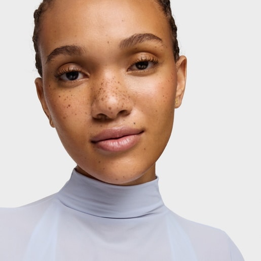 Aretes cruz con baño de oro 18 kt sobre plata TOUS Motivos