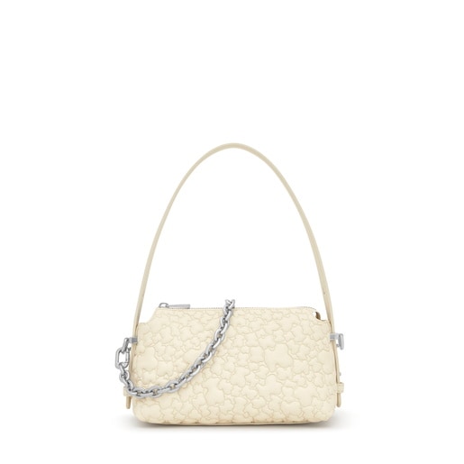 Beige Minibag TOUS Puffy Bear