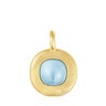 Silver vermeil Nattfall Pendant with chalcedony