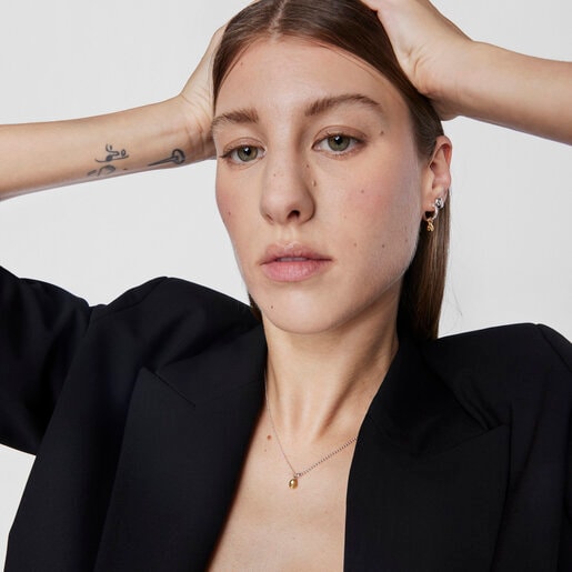 チャームをあしらったツートーンネックレス TOUS Joy Bits