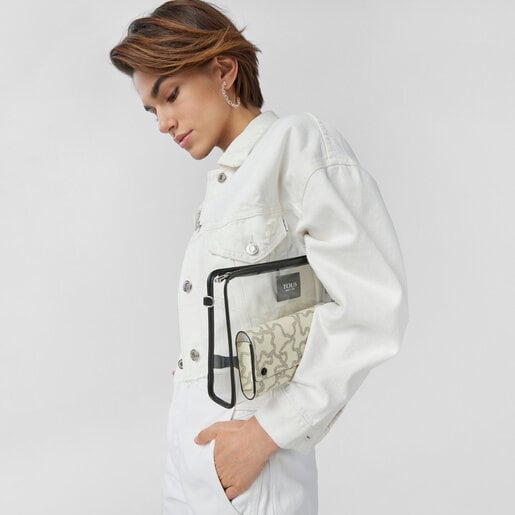 حقيبة كلاتش TOUS Kaos Summer بلون أسود