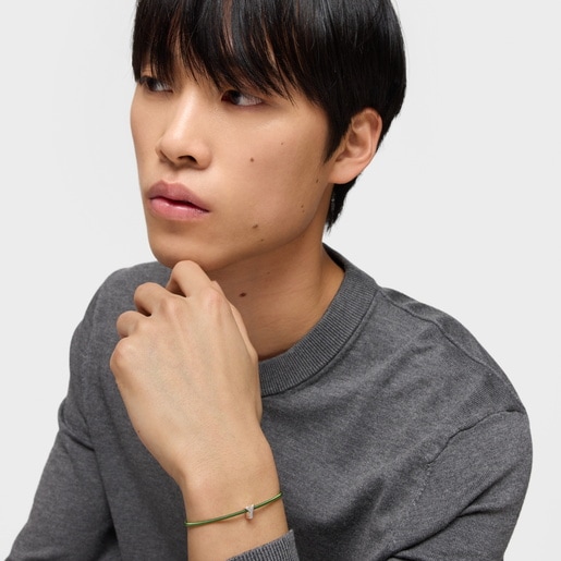 7 mm silver letter Y Charm TOUS Mesh Tube