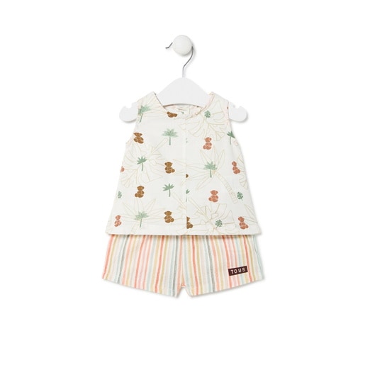 Baby outfit in Jungle one colour
