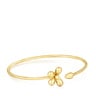 Braçalet esclava amb bany d'or de 18kt sobre plata Daisy