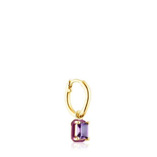 TOUS Vibrant Colors Earring with amethyst and colored enamel