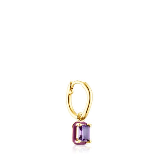 TOUS Vibrant Colors Earring with amethyst and colored enamel | TOUS