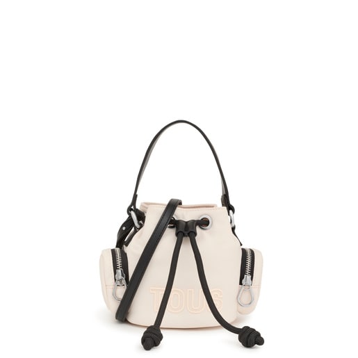 Mini borsa a secchiello beige TOUS Roomy