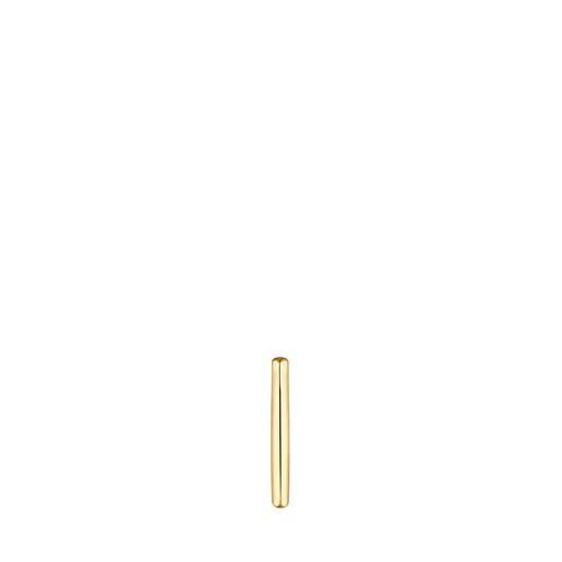 Piercing de oro 14 kt motivo barra 8 mm TOUS Basics