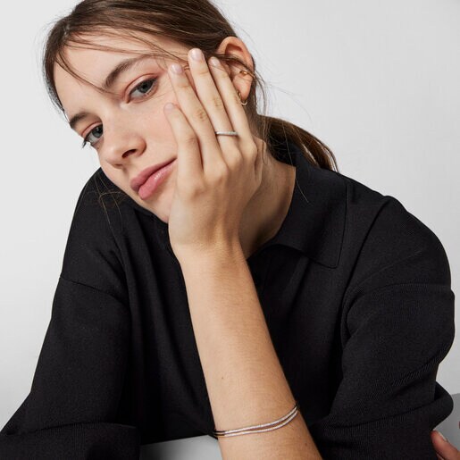 Кольцо Hav из белого золота с бриллиантами