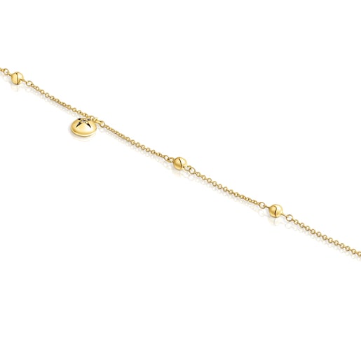 Gold Magic Nature Bracelet with diamonds