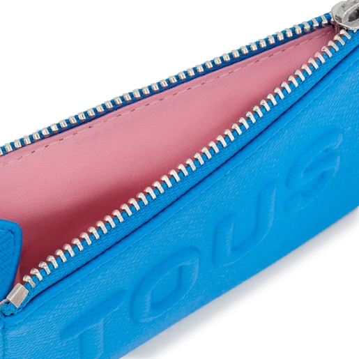 Tarjetero azul TOUS La Rue