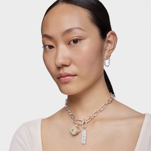 Colgante de plata y motivos Medallions