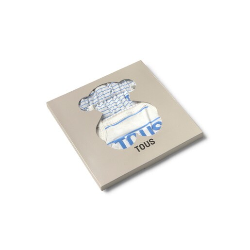 Baby girls sleeveless outfit in Vibrant blue