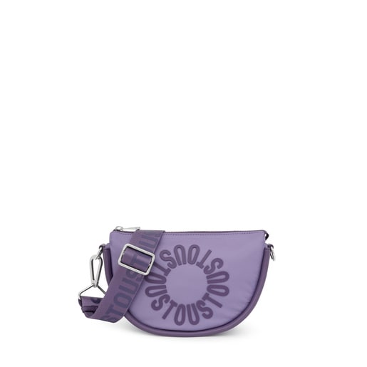 Medium dark-lilac-colored Crossbody bag TOUS Miranda Soft