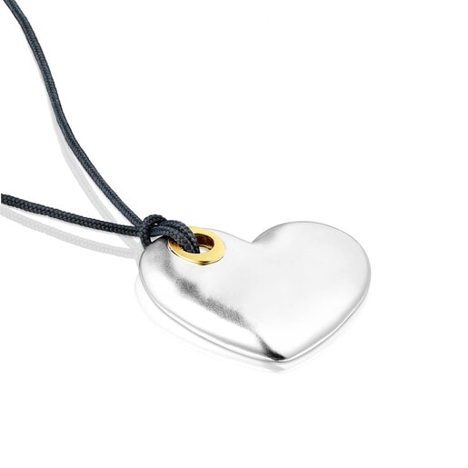 Silver Luah heart Necklace