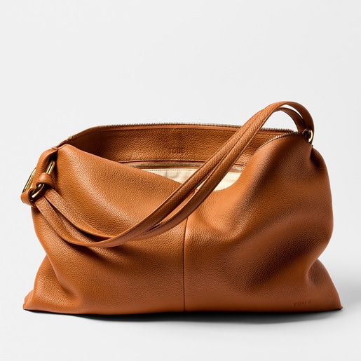 Camel-colored Shoulder bag TOUS Hold