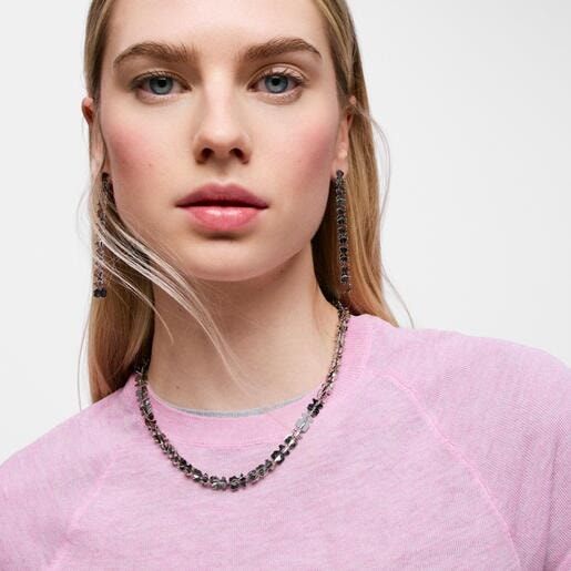 عِقد قصير من الصُلب بحليات على شكل دبدوب من تشكيلة TOUS Carrusel