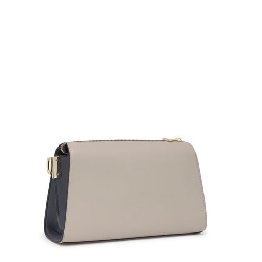 Sac à bandoulière taupe moyen Kaos Icon