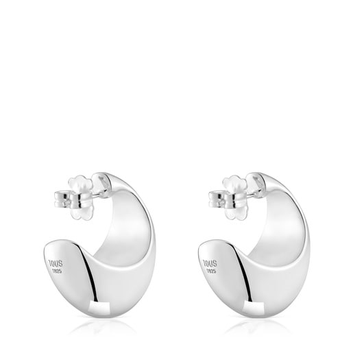 עגילי חישוק Warm מכסף