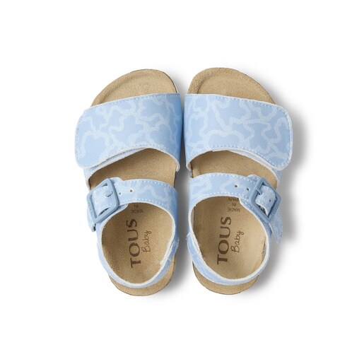 Baby sandals in Run blue