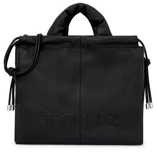 Sac TOUS Cloud grand en cuir noir