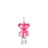 Pendentif Teddy Bear en argent et émail cerise - Exclusivité en ligne