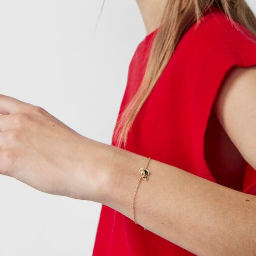 Золотой браслет Fragile Nature с бриллиантом