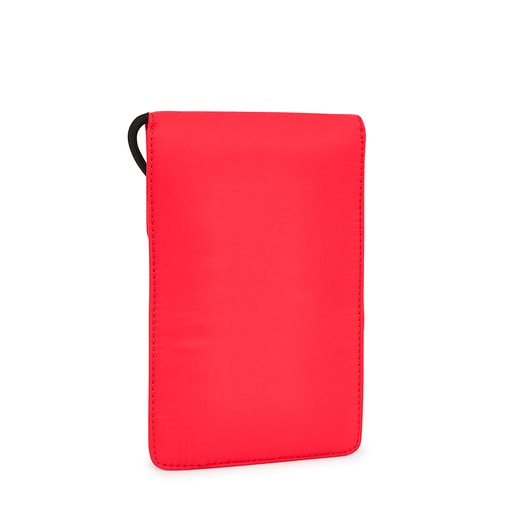 Coral-colored TOUS Balloon Soft Cellphone carrier