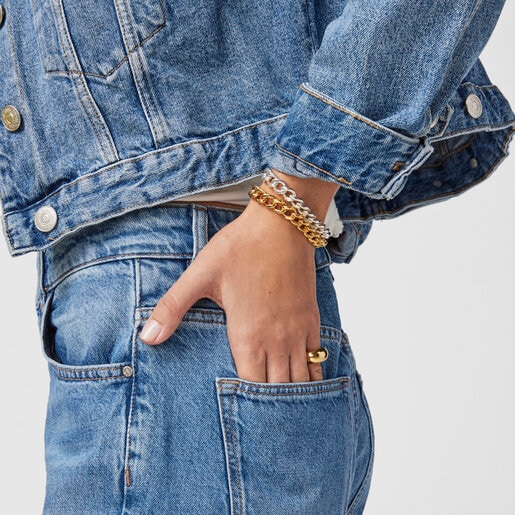 Bracelet TOUS Chain en Vermeil