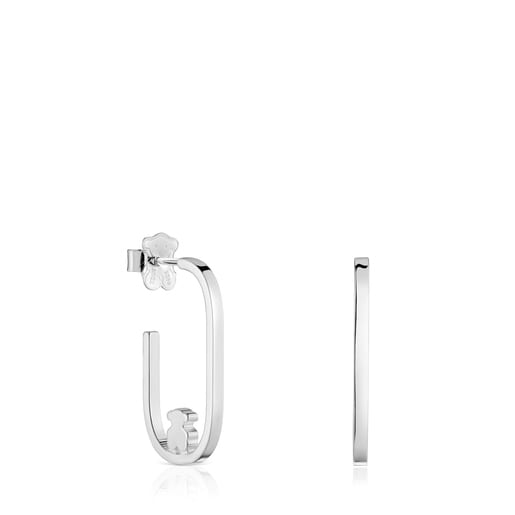 Aretes aro de plata Camille